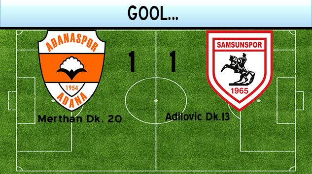 Adanaspor beraberliği yakaladı..