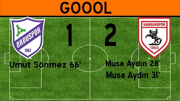 Orduspor Umut'la skoru 1-2 yaptı