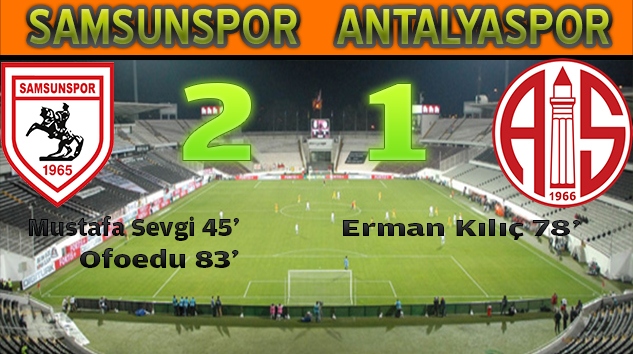 Ofoedu samsunspor'u öne geçirdi..