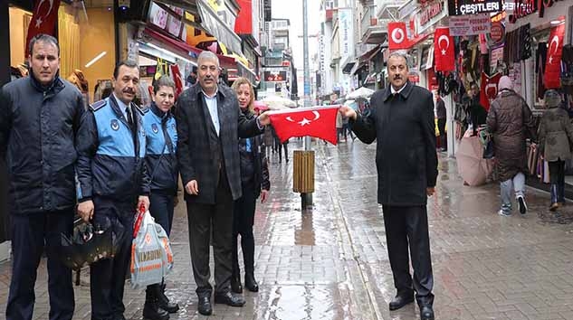 AFRİN OPERASYONUNA TÜRK BAYRAKLI DESTEK