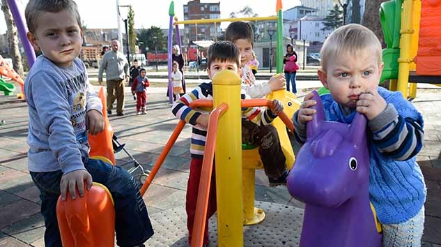 Tekkeköy'de Parklar Cıvıl Cıvıl