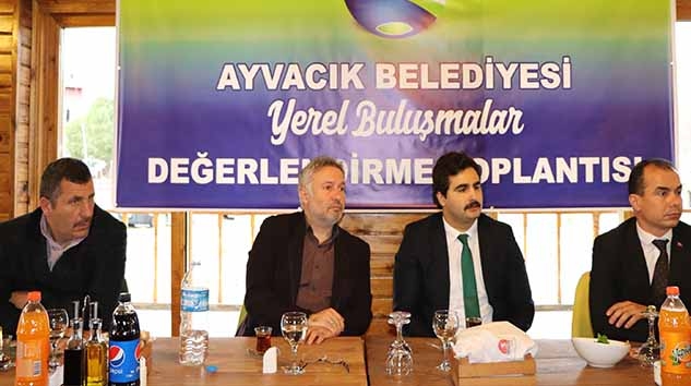 AYVACIK'TA YEREL BULUŞMALAR DEĞERLENDİRİLDİ