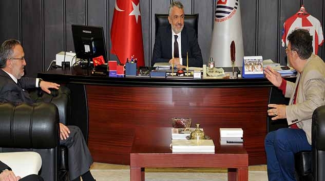 İsmail Hakkı Turunç'tan Rektör Bilgiç'e Ziyaret