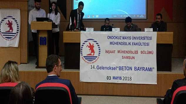 OMÜ'de Beton Bayramı