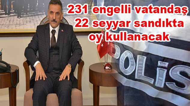 SAMSUN'DA SEÇİMLER İÇİN TÜM TEDBİRLER ALINDI