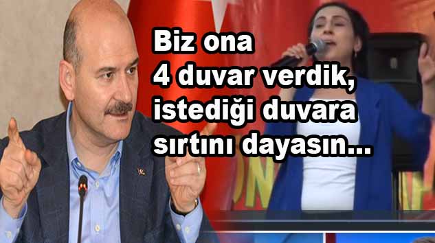 Soylu'dan Figen Yüksekdağ'a kapak gibi cevap!