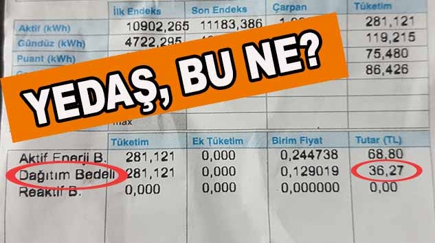 YEDAŞ faturalarla vatandaşı soyuyor mu?