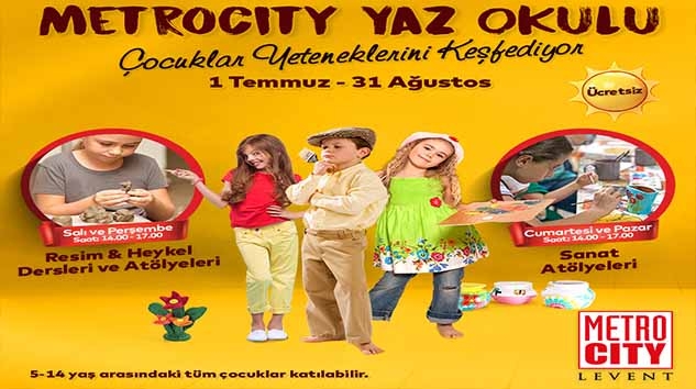 En Eğlenceli Yaz Okulu Metrocity'de Yaşanır!