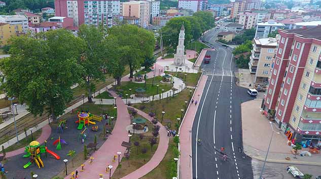 Tekkeköy'de Asfalt Yol Atağı