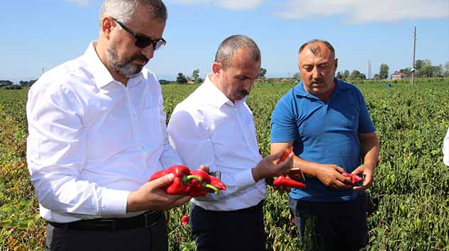 BAŞKAN KILIÇ ÇİFTÇİLERİN YANINDA