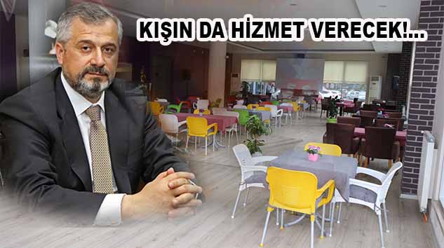 TÜRKEŞ PARKI SOSYAL TESİSİ KIŞINDA HİZMETE DEVAM EDECEK