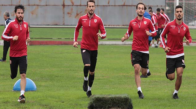 Yılport Samsunspor kuvvet çalışması yaptı