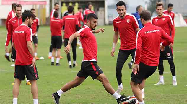 Yılport Samsunspor Şut Çalıştı