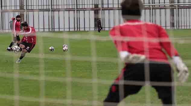 Samsunspor şut çalıştı