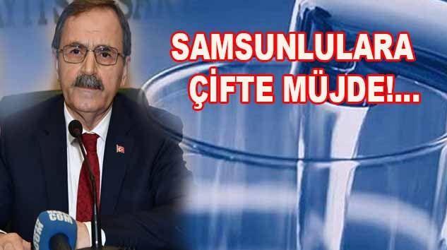 Başkan Şahin'den 'Su indirimi' müjdesi!