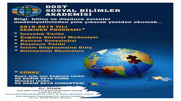 DOST SOSYAL BİLİMLER AKADEMİSİ SEZONU AÇIYOR!