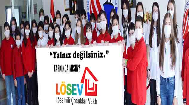 Lösemiyle Mücadeleye OMÜ Vakıf Kolejinden Destek