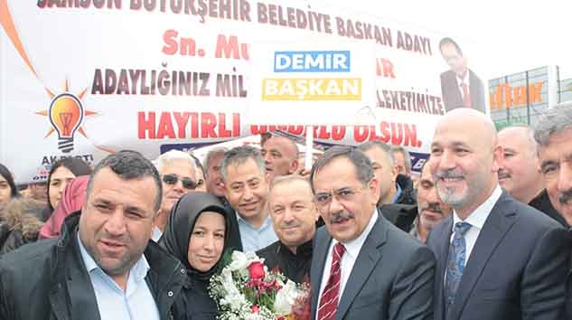 DEMİR'E COŞKULU KARŞILAMA…