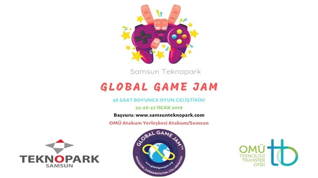 Global Game Jam etkinliği Samsun Teknopark'ta