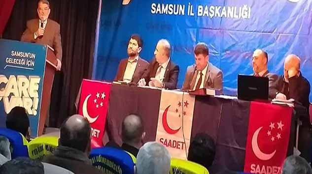 SAADET PARTİSİ SON TEMAYÜLÜNÜ YAPTI!