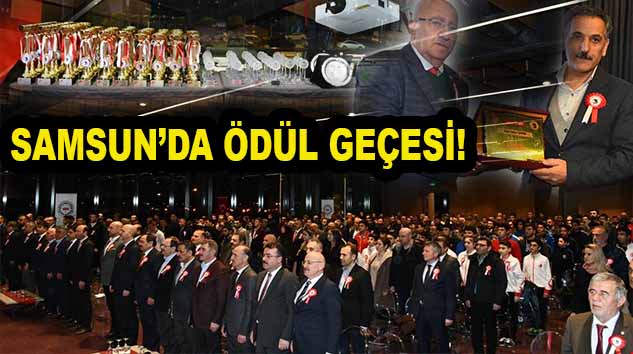 SAMSUN AMATÖR SPOR KULÜPLERİ FEDERASYONU'NDAN KUPA GECESİ