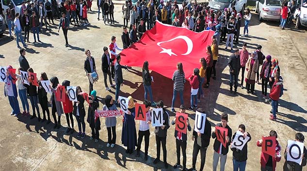 MİNİK YÜREKLERDEN KOCAMAN DESTEK!