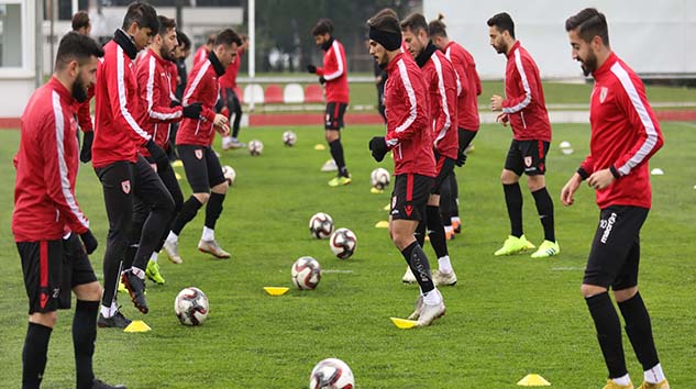 Yılport Samsunspor Şut Çalıştı