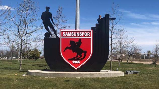 Büyükşehir'den Batı Park'a Samsunspor Logosu