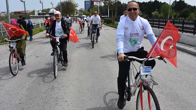 OMÜ 100. Yıl Anısına Pedalladı!