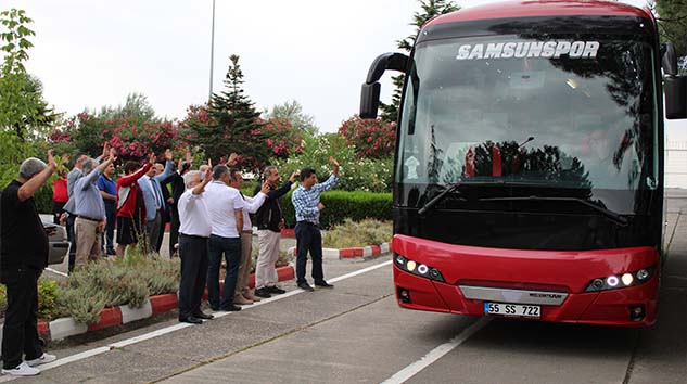 Samsunspor 1. Etap Kampı İçin Bolu'ya Hareket Etti