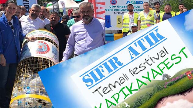 100 Bin Kişinin Ziyaret Ettiği Festivalde 'Sıfır Atık Projesi' Uygulandı!