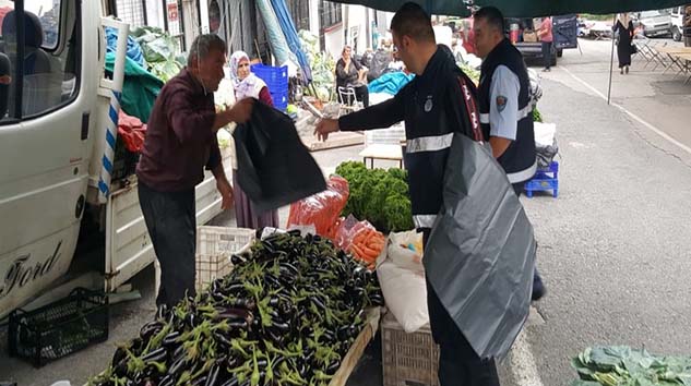 Çöp Poşet Uygulamasına Esnaftan Destek!