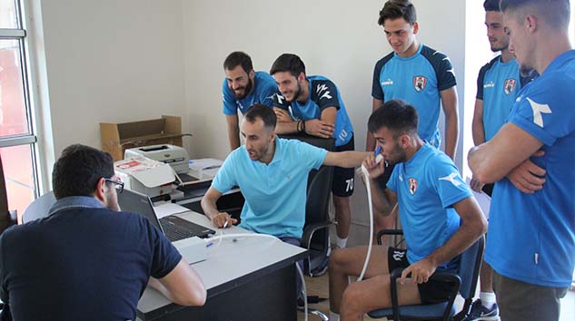 Atakum Belediyespor U-19 Takımı Testten Geçti