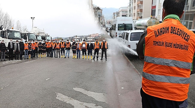 İlkadım'da Sokak Sokak Korona Virüs Mücadelesi Devam Ediyor!