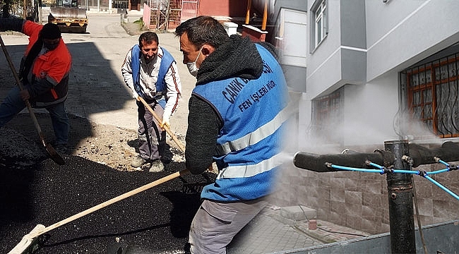 Canik Belediyesi Çalışmalarını Dört Koldan Sürdürüyor