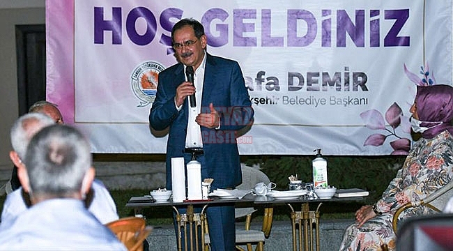 Başkan Demir Mahalle Buluşmalarında 