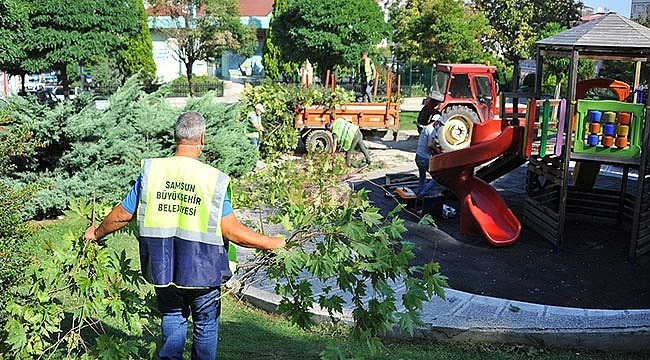 Büyükşehir Parkları Yenileniyor