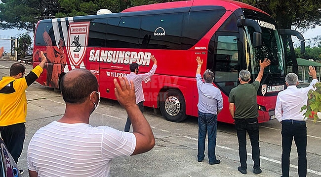 Yılport Samsunspor Balıkesir'e Hareket Etti