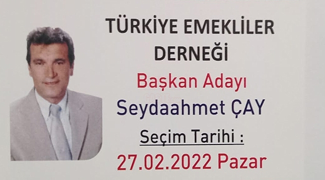 Çay Adaylığını Açıkladı!...