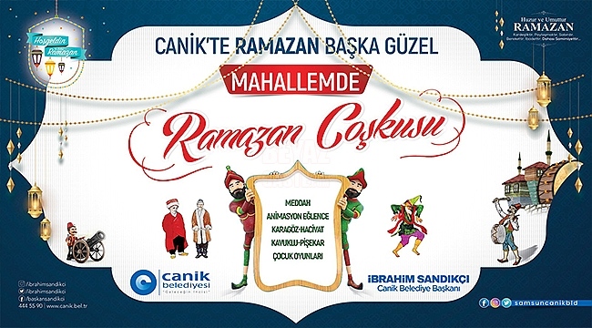 Çocuklar Ramazan Coşkusunu Canik'te Yaşayacak