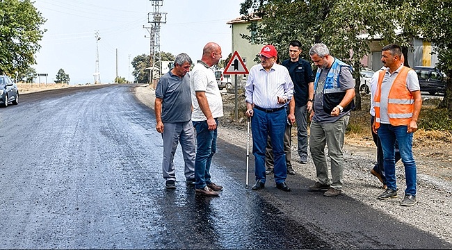 Başkan Demir, Yol Çalışmalarını İnceledi