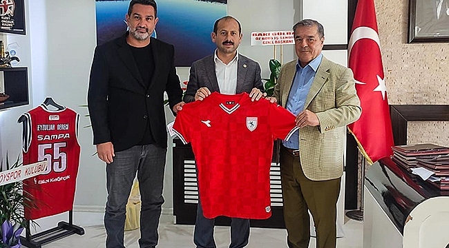 Samsunspor'dan Gençlik ve Spor İl Müdürü'ne 'Hayırlı Olsun' Ziyareti