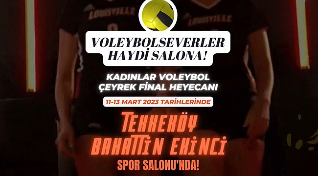 Voleybolun Kalbi Tekkeköy'de Atacak