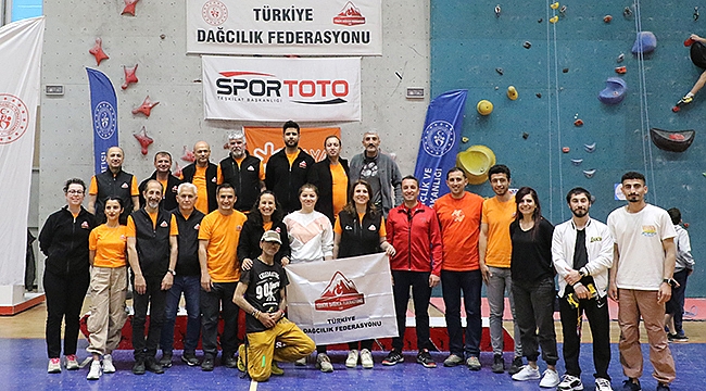 Samsun'da Spor Tırmanış Lider Türkiye Şampiyonası Düzenlendi