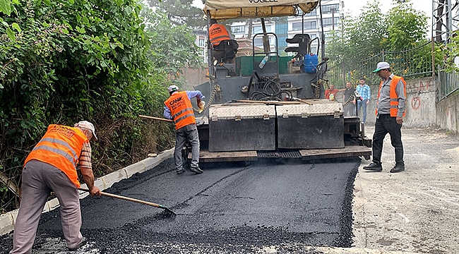 Canik'te Yol Atağı Sürüyor