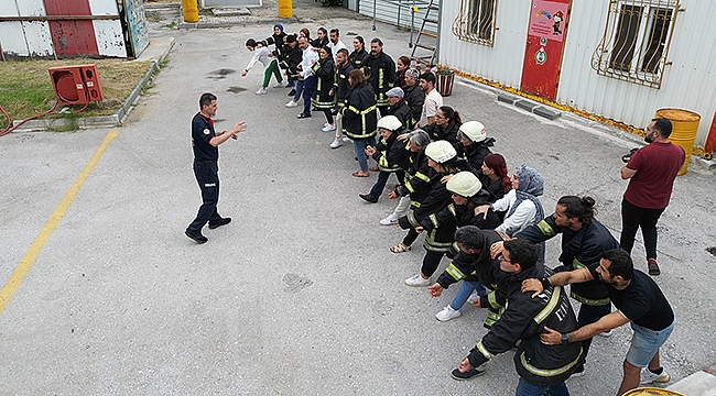 İtfaiye'den AFAD Gönüllülerine Eğitim 