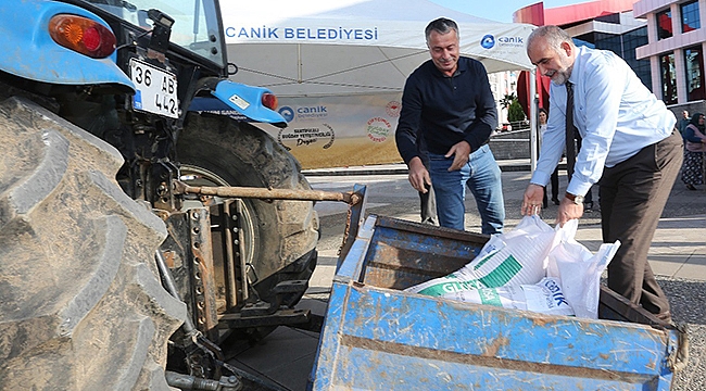 Canik Belediyesi'nden Çiftçiye %100 Destek 