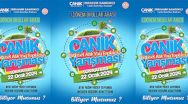 Canik'te Bitkisel Atık Yağ Toplayan Öğrencilere Ödül