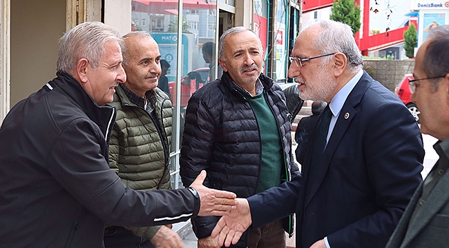 Samsun Milletvekili Karaman'a Esnaflardan Yoğun İlgi