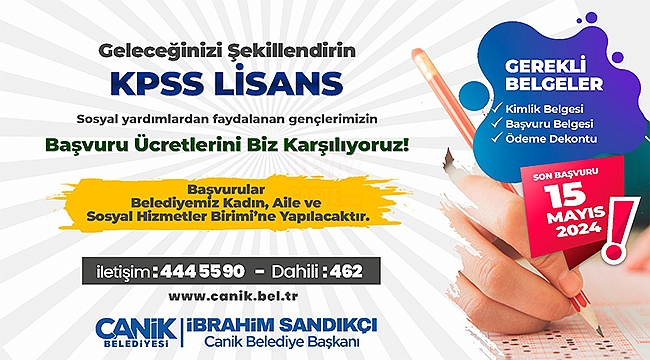 Gençlerimizin KPSS Ücretlerini Karşılıyoruz